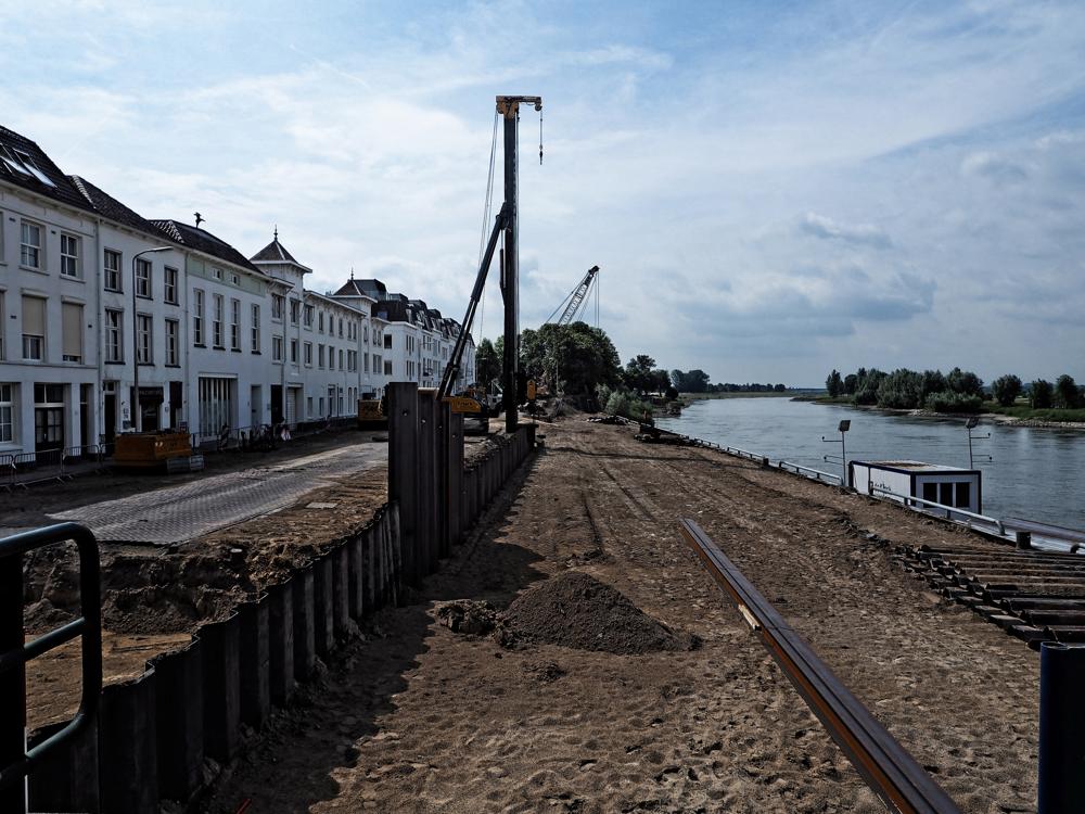 Werkzaamheden aan de IJsselkade